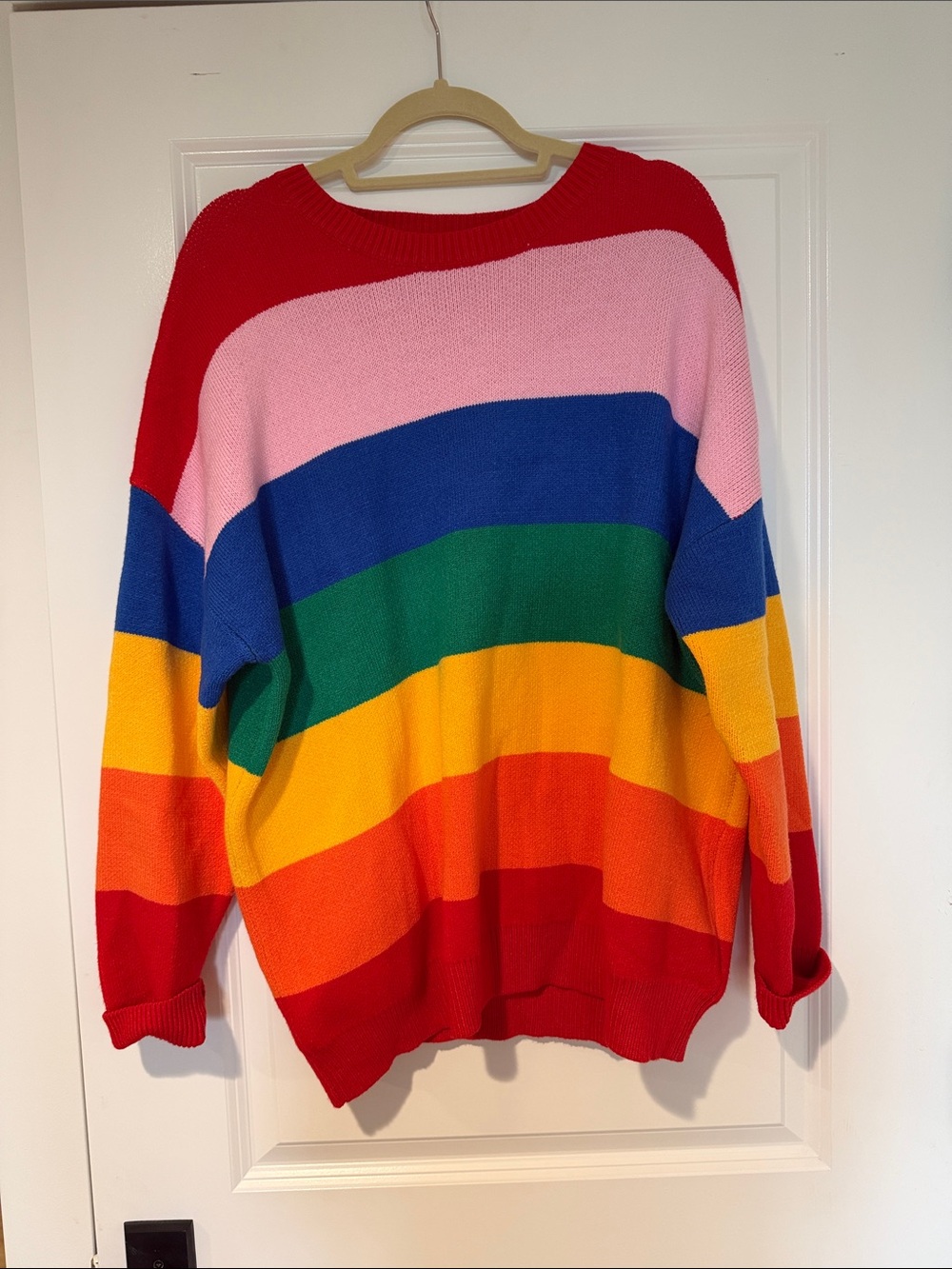 NWT Dressed in LaLa rainbow sweater set
